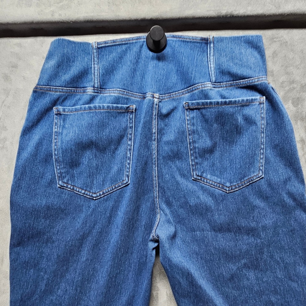 Halara Patitoff Flowy High Waisted Crossover Flare Jeans Blue XL Regular - Picture 11 of 11